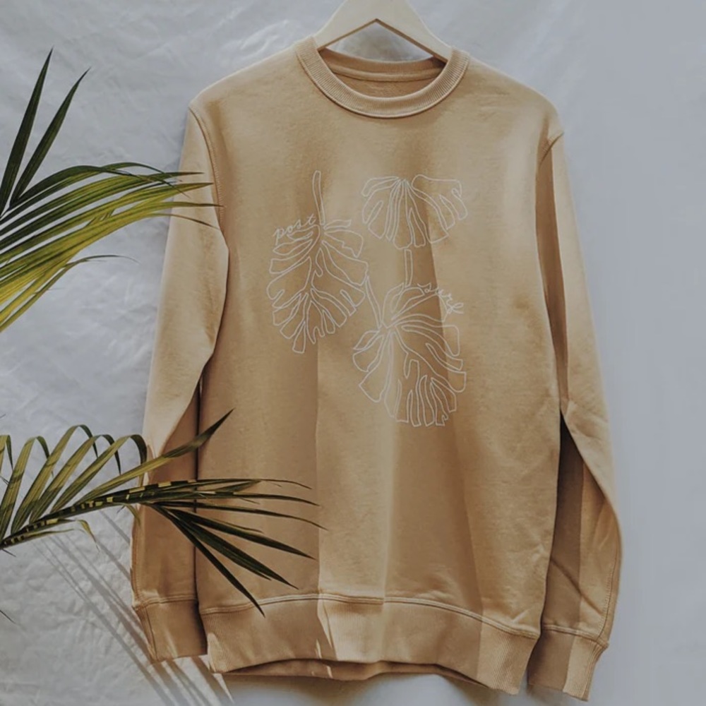 Post Surf oversized Monstera Sweatshirt size L